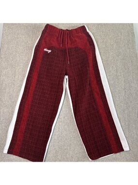 Visionary Club Radiant Aura Wide Leg V2 Sweats Mens XL Plaid Stripe Streetwear